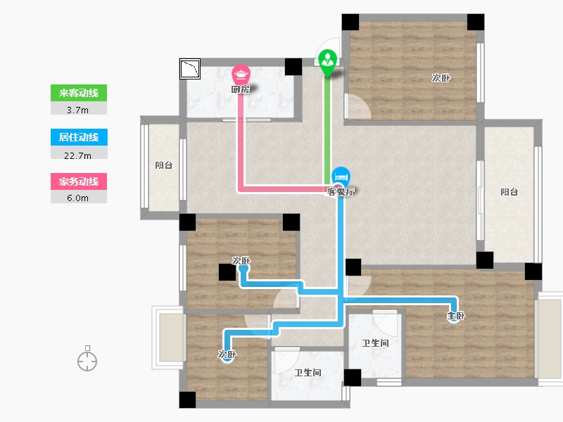 江西省-赣州市-上宾东郡-108.53-户型库-动静线