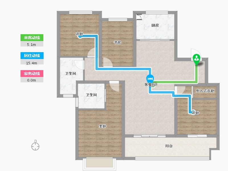 江苏省-宿迁市-邗建未来城-115.56-户型库-动静线