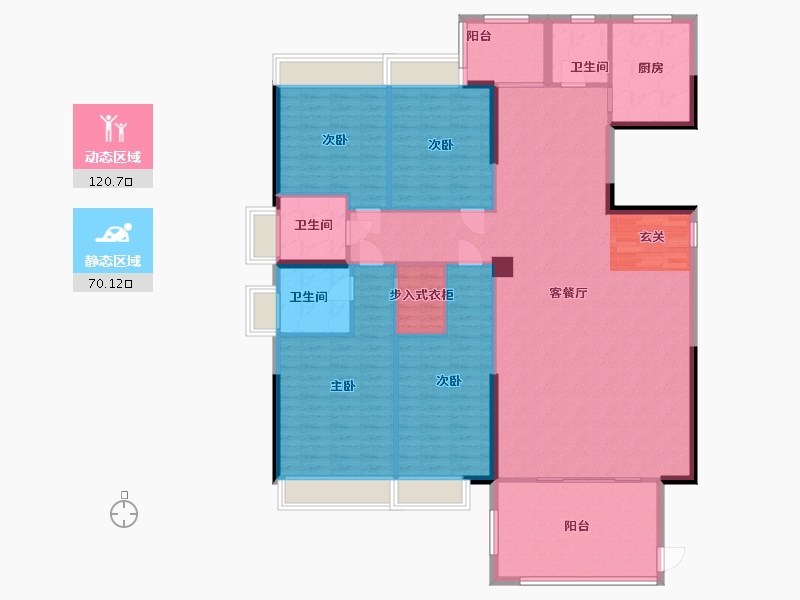 广东省-汕头市-时代明珠-175.87-户型库-动静分区