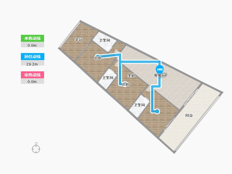 重庆-重庆市-新建-150.95-户型库-动静线