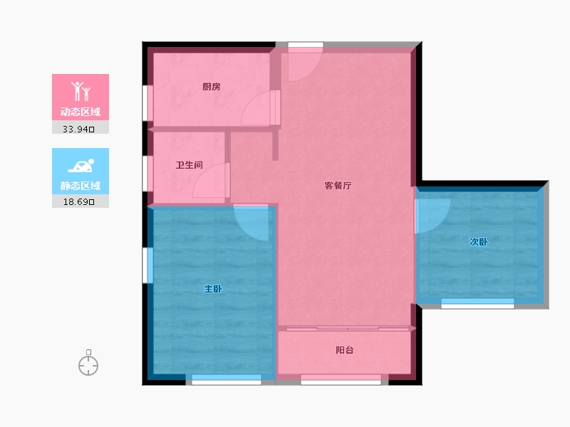 湖南省-长沙市-协信星澜汇-47.35-户型库-动静分区