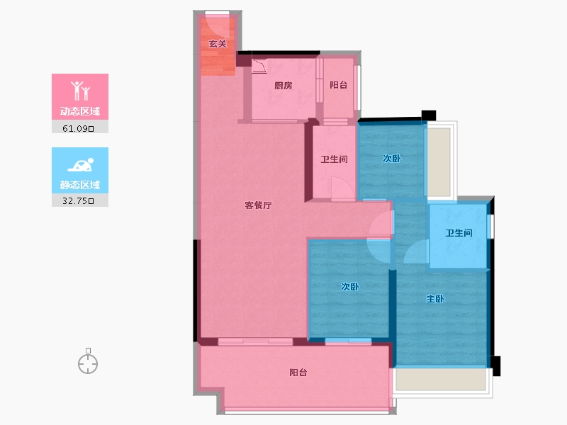 广东省-湛江市-博达峰境-83.54-户型库-动静分区