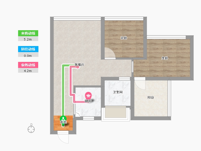 四川省-绵阳市-三汇・四季公园-53.39-户型库-动静线