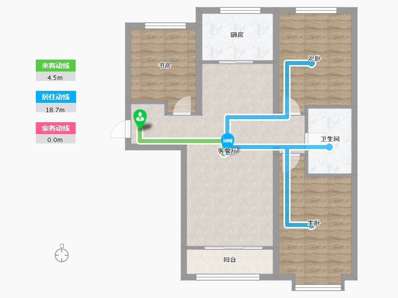 河北省-保定市-鹏渤·印象城-82.00-户型库-动静线