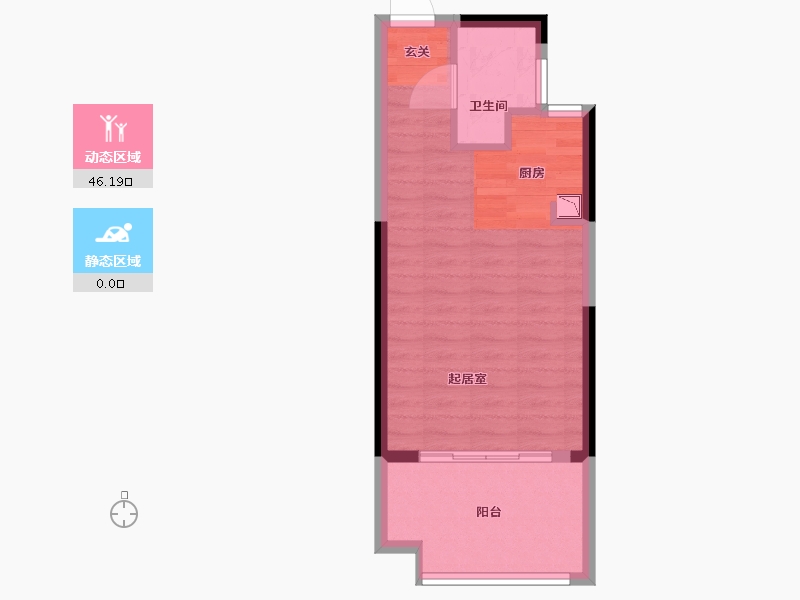 湖北省-武汉市-环球融创梓山湖未来城-41.60-户型库-动静分区