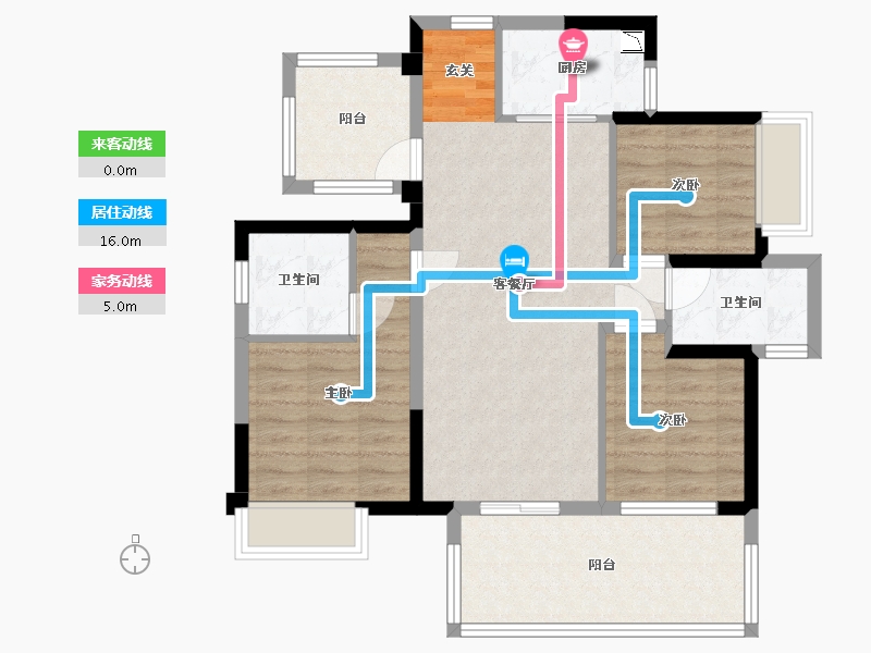 广西壮族自治区-南宁市-中建邕和府-82.29-户型库-动静线