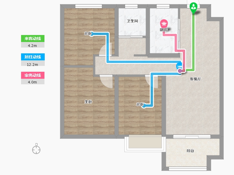 河北省-保定市-荣盛・锦绣书苑-77.60-户型库-动静线