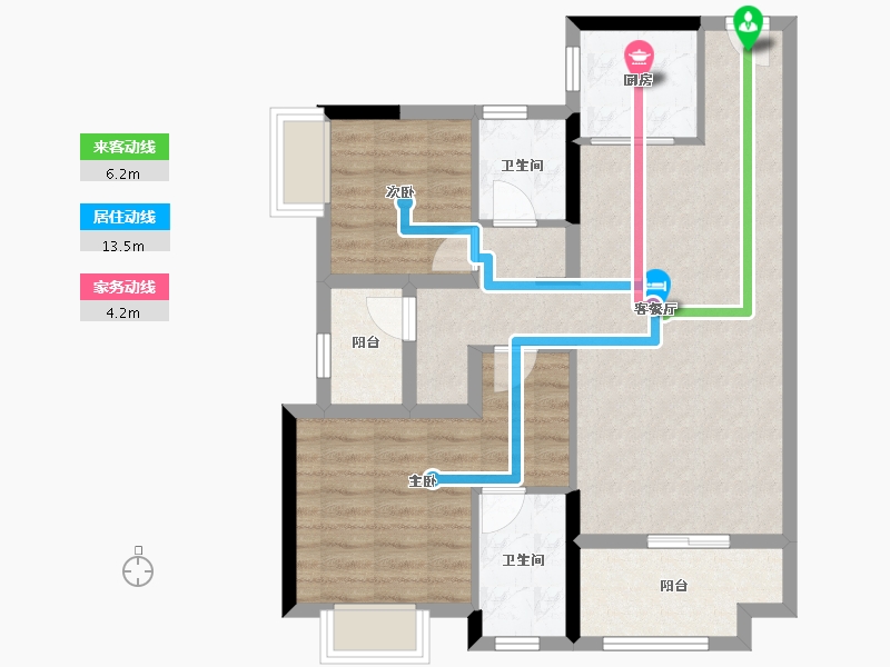 广东省-江门市-绿地-77.15-户型库-动静线