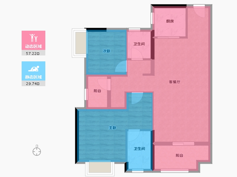 广东省-江门市-绿地-77.15-户型库-动静分区