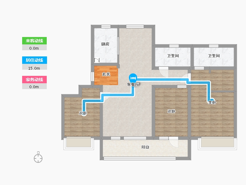 山东省-青岛市-海信文墨里-104.00-户型库-动静线