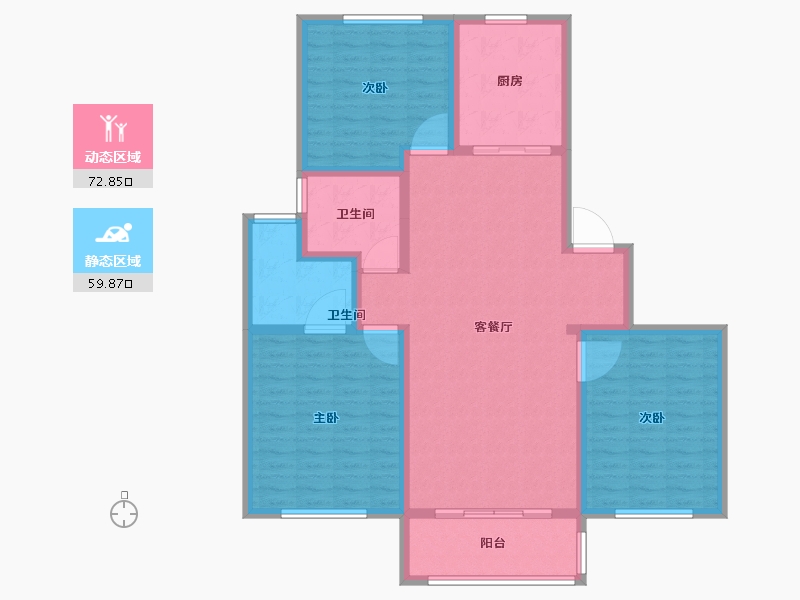 山东省-菏泽市-鲁商凤凰城-120.00-户型库-动静分区