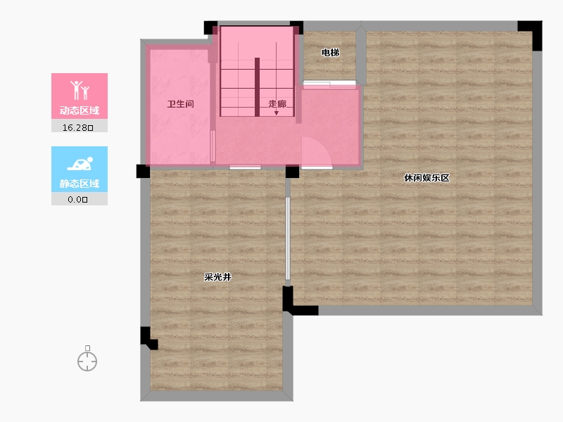 浙江省-杭州市-西房杭语宸鹭院-71.26-户型库-动静分区