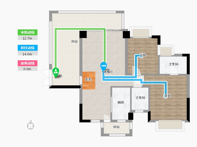 河南省-平顶山市-华讯大宅-92.84-户型库-动静线