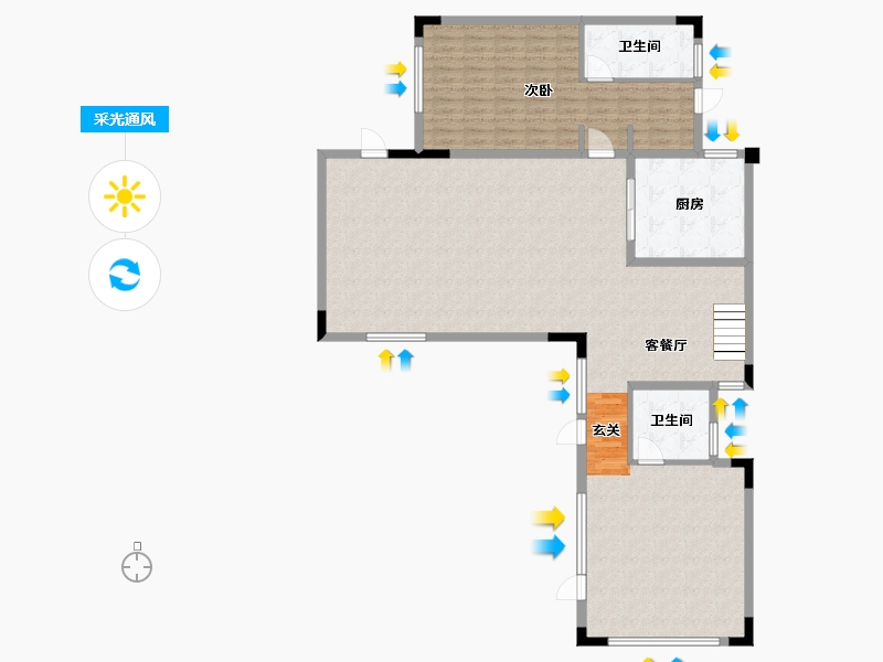 广东省-东莞市-保利滨湖堂悦-144.16-户型库-采光通风