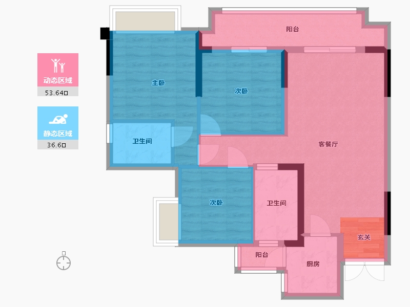 四川省-广安市-加德・学府一号-80.12-户型库-动静分区