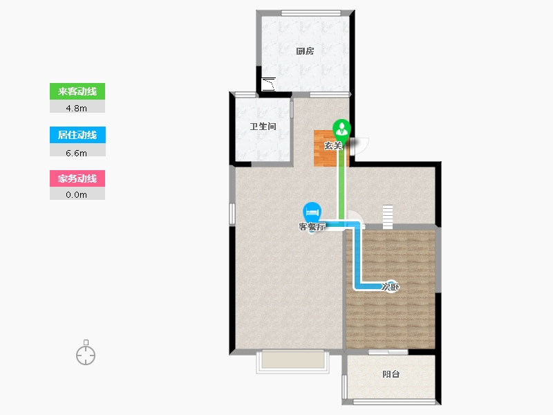 江苏省-苏州市-荷岸晓风花园-112.06-户型库-动静线