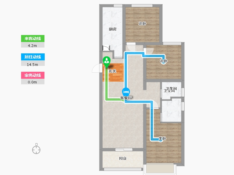 河北省-石家庄市-融创财富壹号-82.32-户型库-动静线