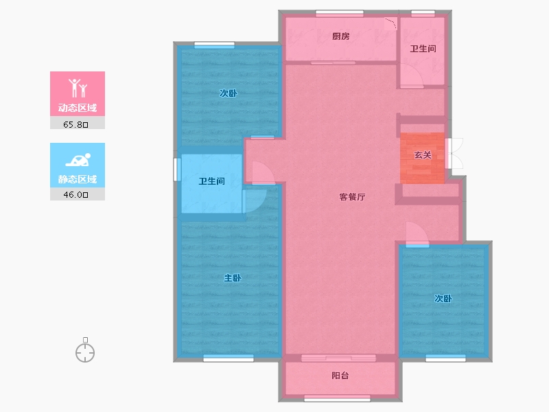 河北省-承德市-水山上院-99.80-户型库-动静分区