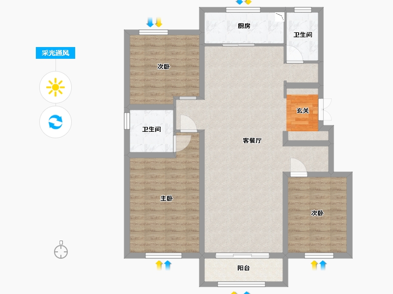 河北省-承德市-水山上院-99.80-户型库-采光通风