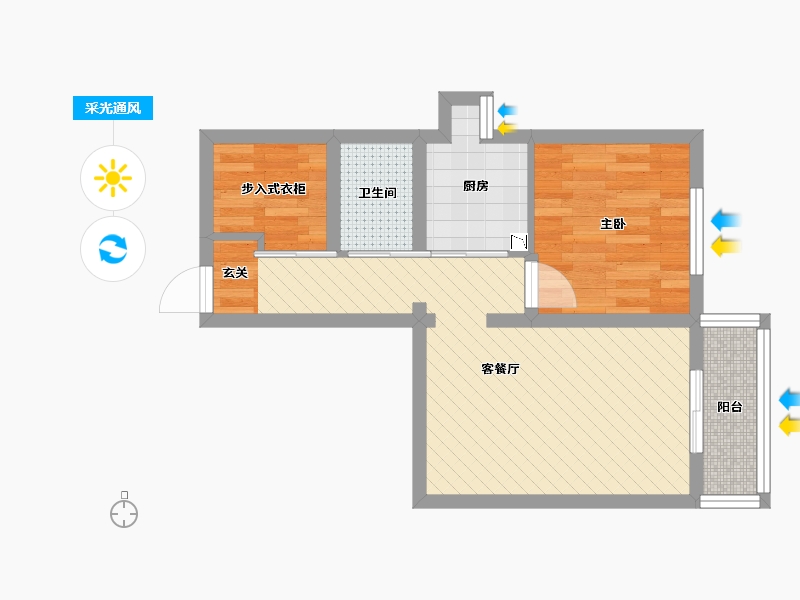 北京-北京市-南三环中路65号院69号楼-45.00-户型库-采光通风