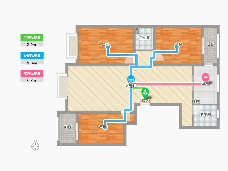 河北省-保定市-徐水尚城北苑-108.00-户型库-动静线