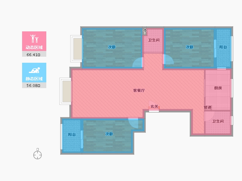 河北省-保定市-徐水尚城北苑-108.00-户型库-动静分区