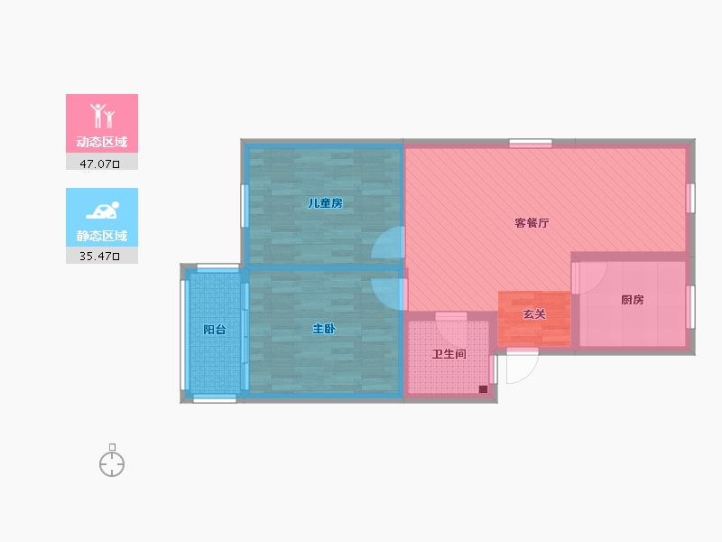 浙江省-宁波市-江南新城-73.10-户型库-动静分区