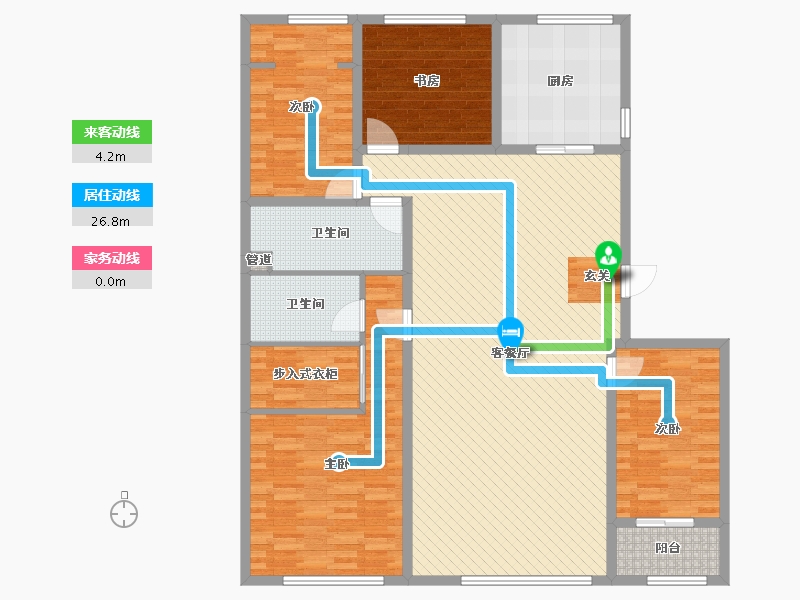 山东省-青岛市-乐水居-152.00-户型库-动静线