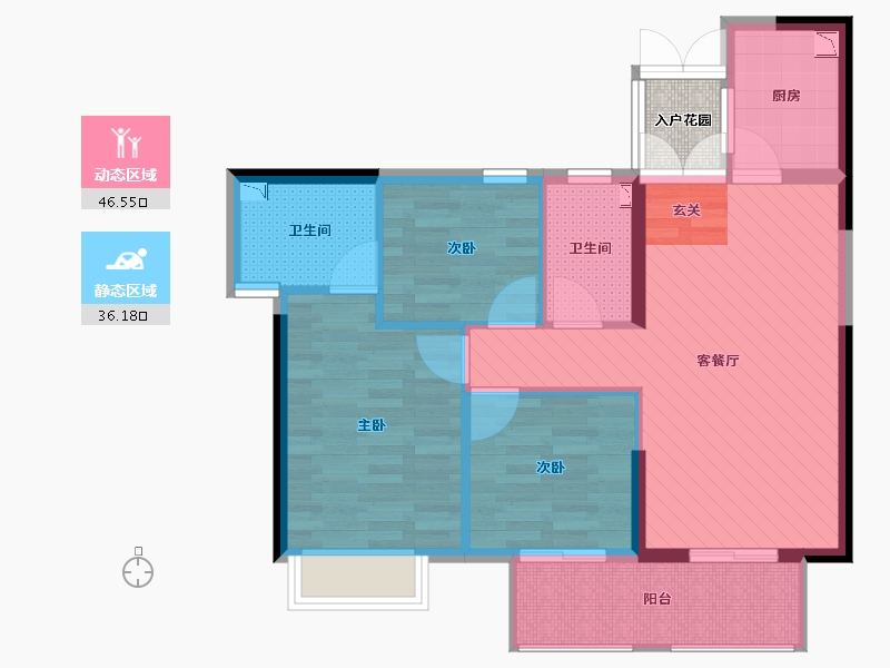 福建省-福州市-罗源湾滨海新城-75.22-户型库-动静分区