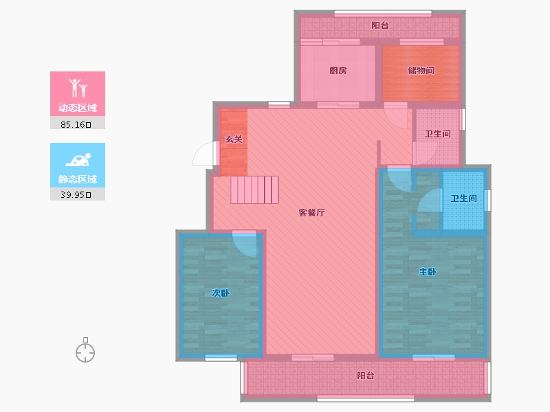 安徽省-阜阳市-祥源-108.81-户型库-动静分区