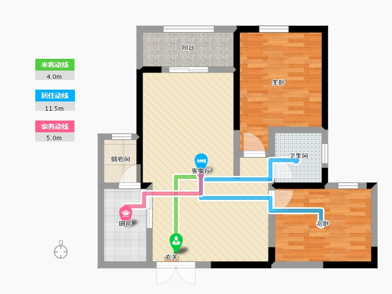 河南省-郑州市-巩义建业壹号城邦-71.20-户型库-动静线