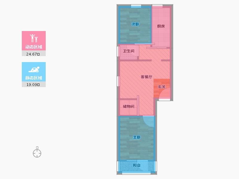 北京-北京市-金蝉北里-37.61-户型库-动静分区