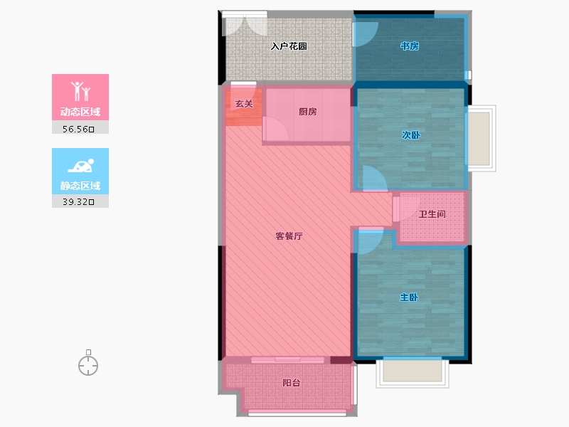 广西壮族自治区-玉林市-华泰城-94.01-户型库-动静分区