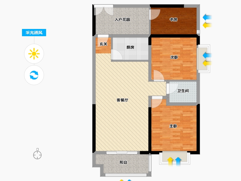 广西壮族自治区-玉林市-华泰城-94.01-户型库-采光通风