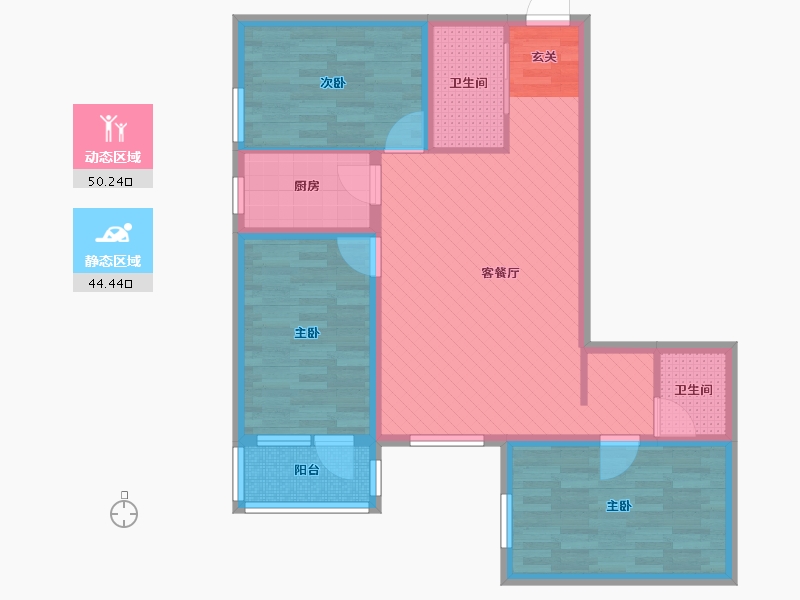 山西省-晋中市-书林家园-82.99-户型库-动静分区