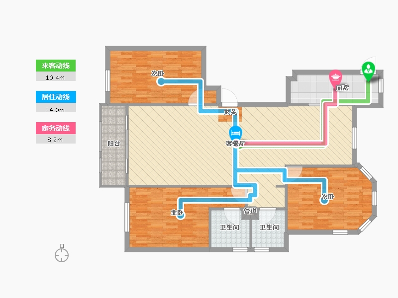 山西省-大同市-同煤新苑-116.00-户型库-动静线