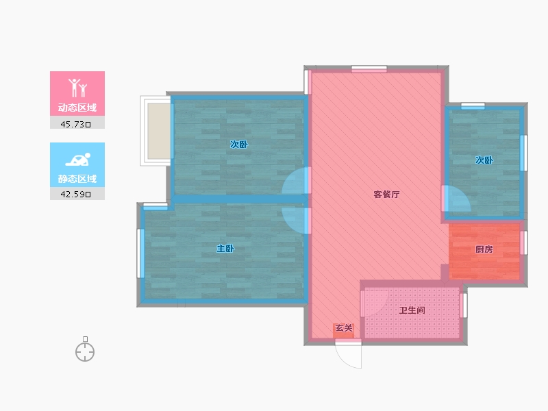 安徽省-宿州市-天鹅湾国际滨水社区-78.17-户型库-动静分区