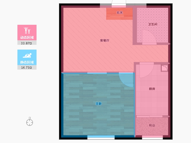 北京-北京市-马泉营-45.00-户型库-动静分区