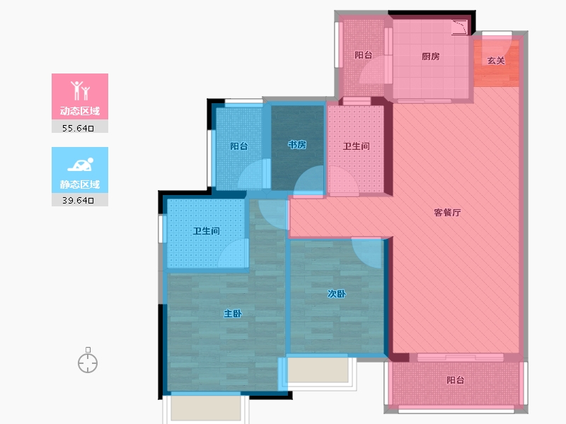 广东省-韶关市-韶关印象岭南奥园文化旅游城-82.95-户型库-动静分区