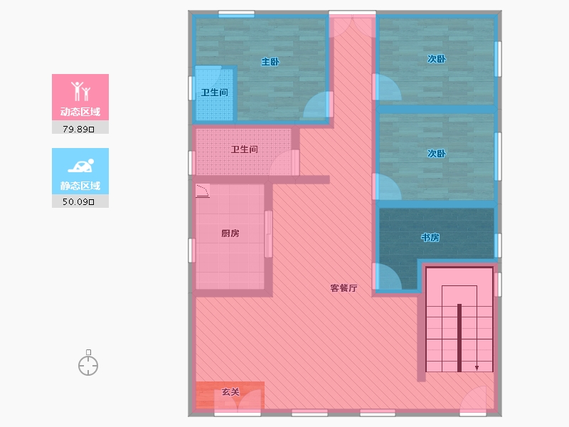 广东省-梅州市-五华棉洋镇-113.63-户型库-动静分区