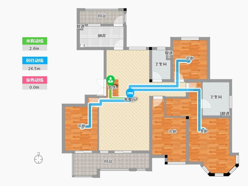 浙江省-温州市-瑞安-137.60-户型库-动静线