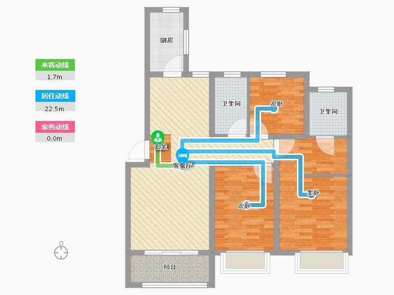 河北省-石家庄市-百合御景城-79.19-户型库-动静线