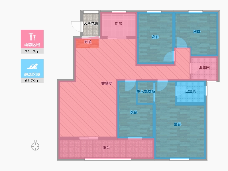 江苏省-淮安市-安芯智能港-122.97-户型库-动静分区