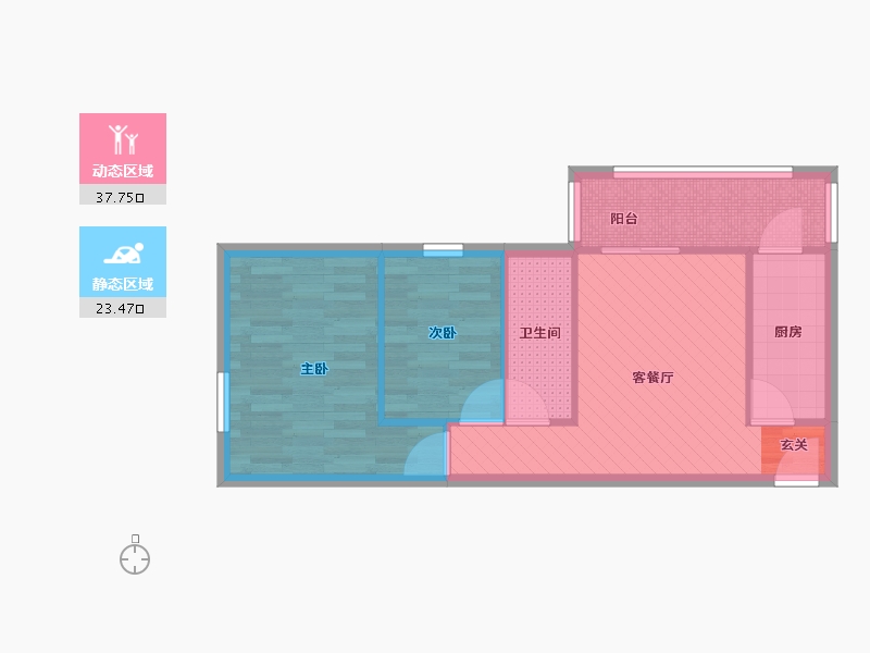 北京-北京市-国际港-54.11-户型库-动静分区