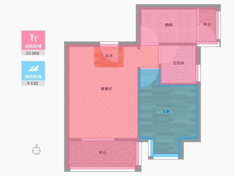 四川省-成都市-锦馨家园-34.62-户型库-动静分区