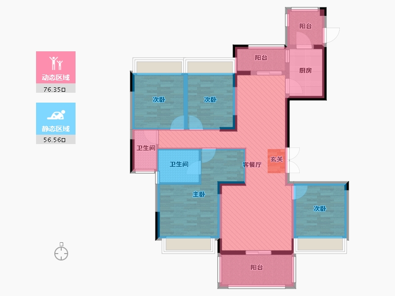 湖北省-恩施土家族苗族自治州-清江山水-116.23-户型库-动静分区