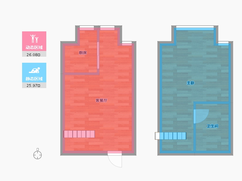 四川省-成都市-中环壹号-46.35-户型库-动静分区