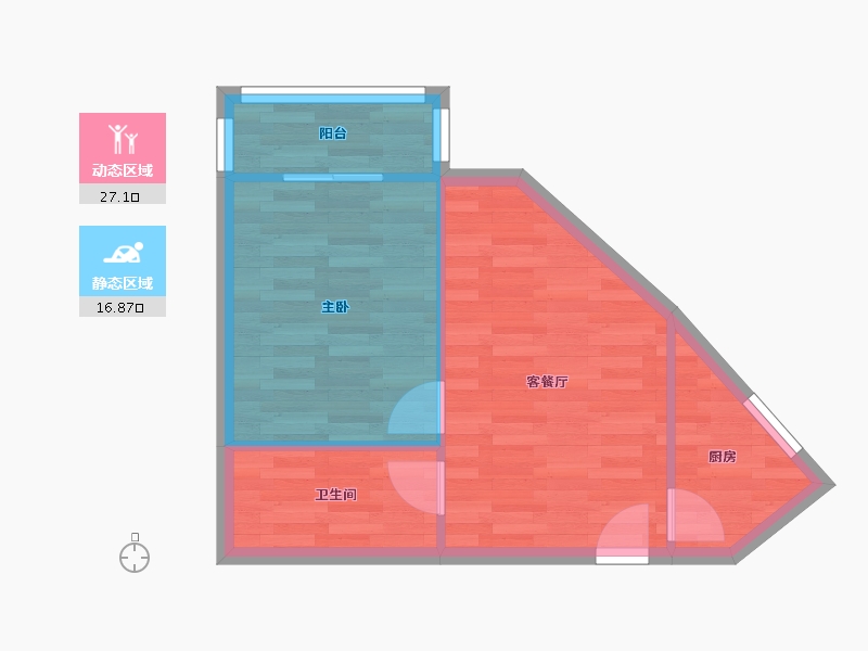 北京-北京市-晨月园-39.54-户型库-动静分区