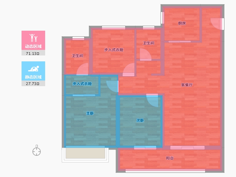 江苏省-徐州市-东方印-88.07-户型库-动静分区