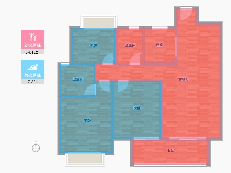 江西省-上饶市-状元楼-99.99-户型库-动静分区